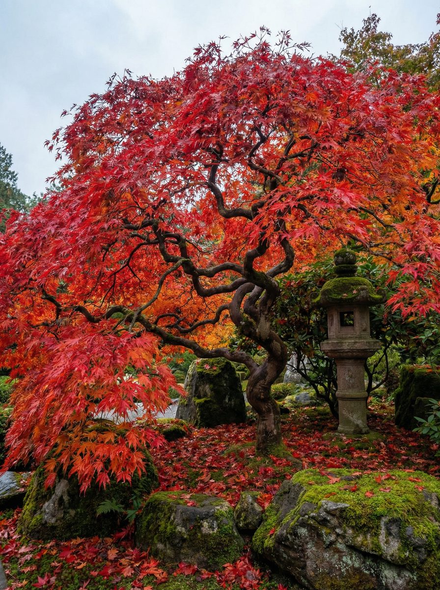网红主播植物视频-红枫观赏